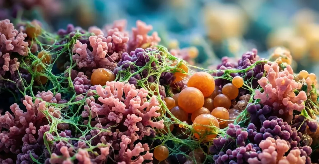 Macro view of diverse beneficial bacteria in dog's intestinal environment
